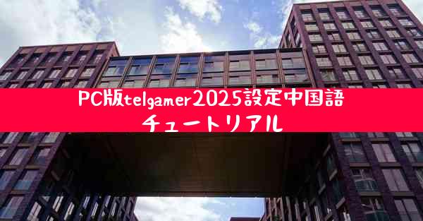 PC版telgamer2025設定中国語チュートリアル