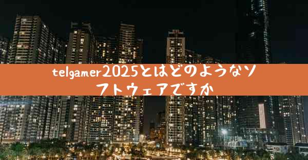 telgamer2025とはどのようなソフトウェアですか
