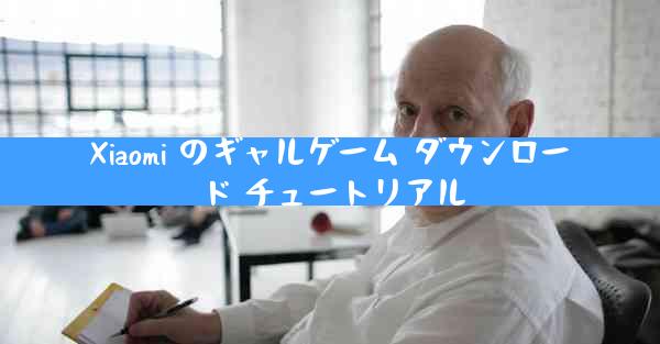 Xiaomi のギャルゲーム ダウンロード チュートリアル