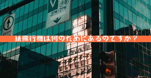 紙飛行機は何のためにあるのですか？