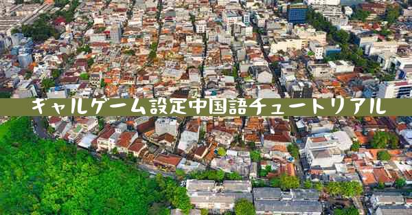 ギャルゲーム設定中国語チュートリアル