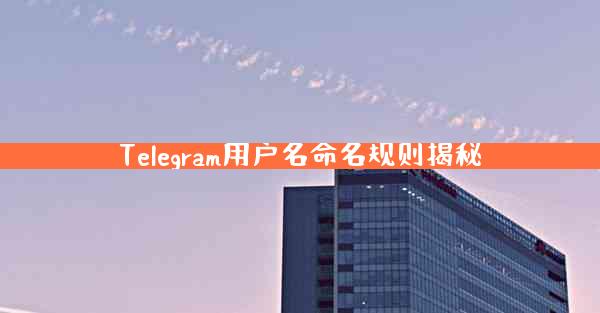 Telegram用户名命名规则揭秘