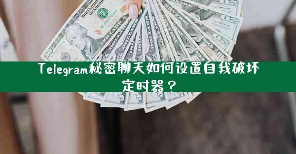 Telegram秘密聊天如何设置自我破坏定时器？