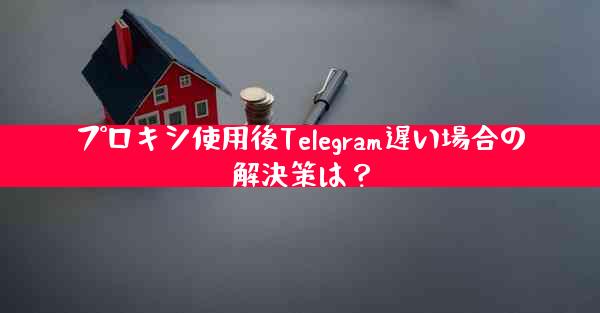 プロキシ使用後Telegram遅い場合の解決策は？