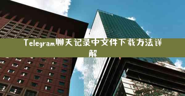 Telegram聊天记录中文件下载方法详解