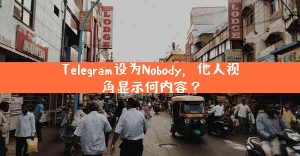 Telegram设为Nobody，他人视角显示何内容？